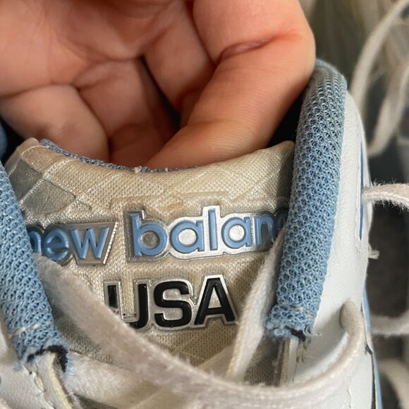 New balance 990 Made in USA white and blue - Size 11 womens 2A - Picture 6 of 7